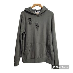 Topman Distress Sweatshirts Hoodie